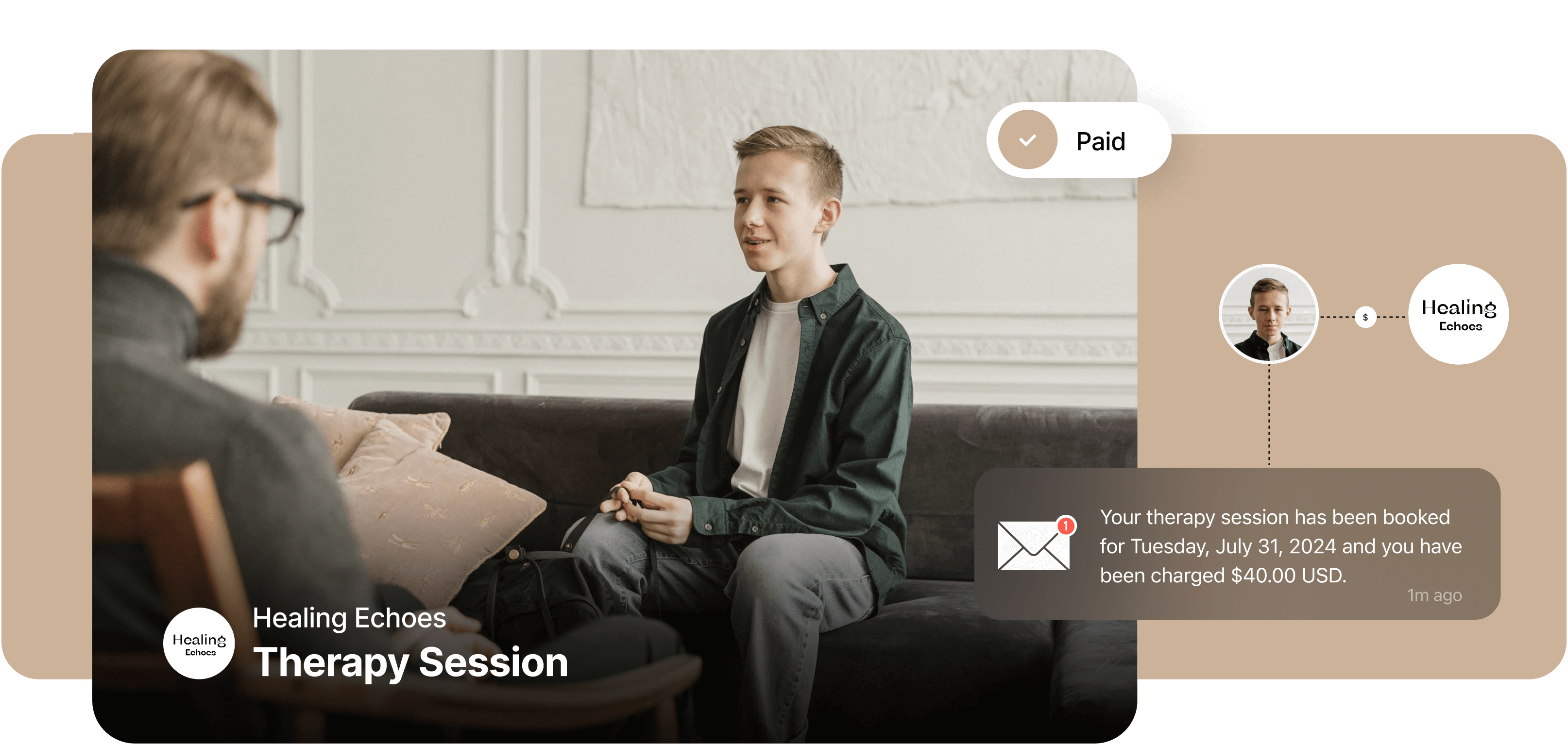 Collect payment before the meeting.